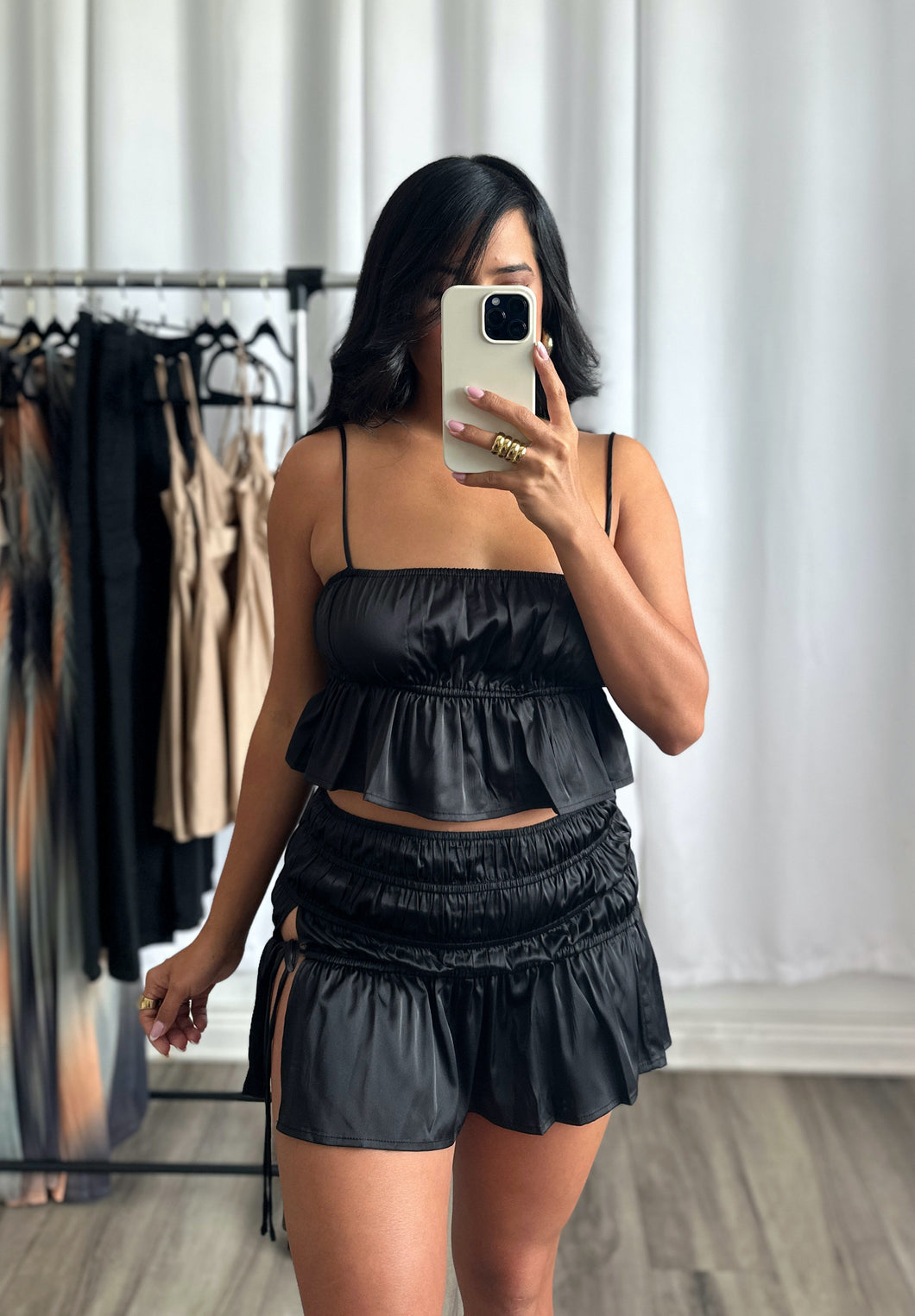 SATIN BLACK SET