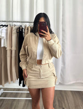 Load image into Gallery viewer, SKIRT AND JACKET NUDE SET
