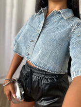 Load image into Gallery viewer, BLACK LEATHER SHORT
