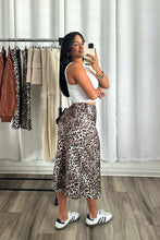 Load image into Gallery viewer, &quot;LEOPARD SATIN SKIRT&quot;
