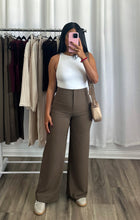 Load image into Gallery viewer, BROWN HIGH WAISTED PANTS
