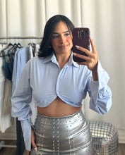 Load image into Gallery viewer, BABY BLUE LONG SLEEVE TOP
