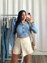 Load image into Gallery viewer, BLUE SWEATER TOP

