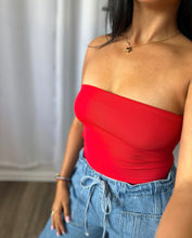 Load image into Gallery viewer, RED TUBE TOP
