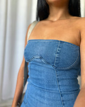 Load image into Gallery viewer, &quot;MÓNICA&quot; DENIM DRESS
