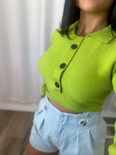 Load image into Gallery viewer, GREEN SWEATER TOP
