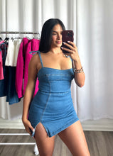 Load image into Gallery viewer, DENIM DRESS/ROMPER
