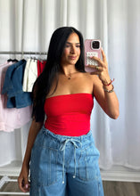 Load image into Gallery viewer, RED TUBE TOP
