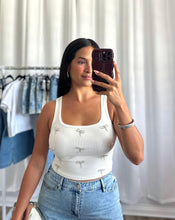 Load image into Gallery viewer, RHINESTONES WHITE TOP
