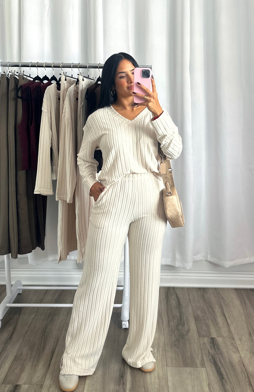 NUDE PANTS SET