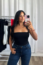 Load image into Gallery viewer, BLACK TUBE BODYSUIT
