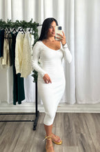 Load image into Gallery viewer, CHRISTMAS WHITE DRESS
