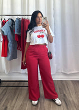 Load image into Gallery viewer, CHERRY RED PANTS
