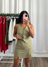 Load image into Gallery viewer, GREEN VEST ROMPER
