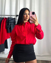 Load image into Gallery viewer, RED BUTTON SHIRT
