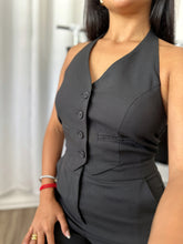 Load image into Gallery viewer, BLACK VEST ROMPER
