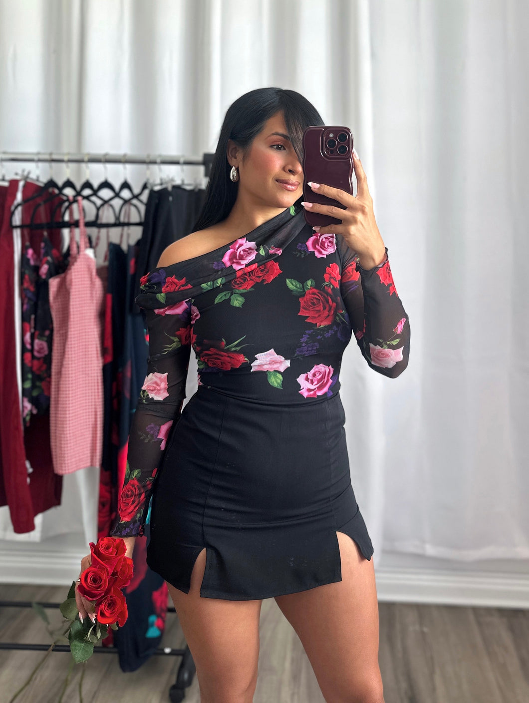 BLACK SKORT