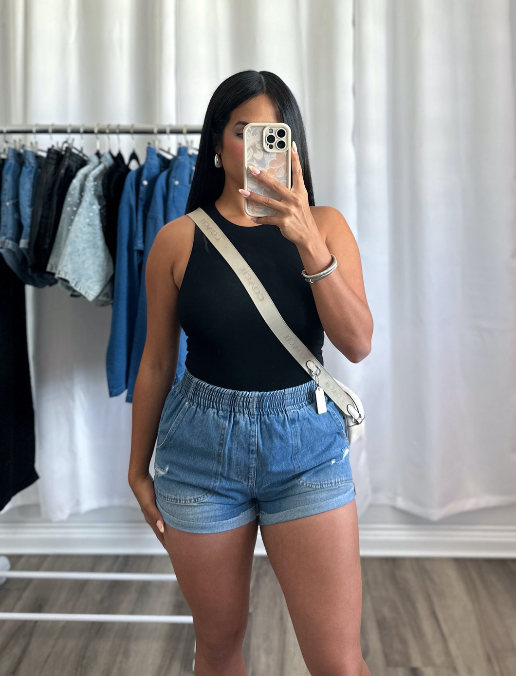 DENIM SHORT