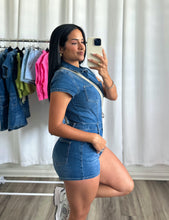 Load image into Gallery viewer, &quot;MARIANA&quot; DENIM ROMPER
