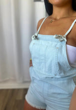 Load image into Gallery viewer, WASHED DENIM ROMPER
