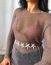 Load image into Gallery viewer, BROWN COVER-UP DRESS
