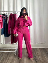 Load image into Gallery viewer, FUCHSIA PANTS SET (PRE-ORDEN | LLEGAN DEL 23 AL 27)
