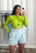 Load image into Gallery viewer, GREEN SWEATER TOP
