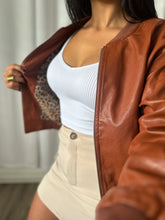 Load image into Gallery viewer, &quot;BROWN LEATHER JACKET&quot;
