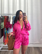 Load image into Gallery viewer, FUCHSIA SHORTS SET
