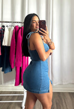 Load image into Gallery viewer, DENIM DRESS/ROMPER
