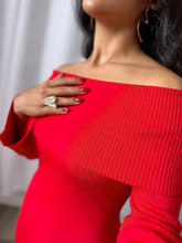 Load image into Gallery viewer, &quot;VALENTINE&#39;S&quot; OFF SHOULDER DRESS
