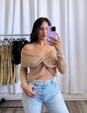 Load image into Gallery viewer, &quot;CARAMEL&quot; OFF SHOULDER TOP

