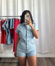 Load image into Gallery viewer, DENIM ROMPER
