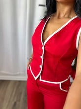 Load image into Gallery viewer, RED VEST TOP
