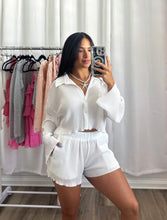 Load image into Gallery viewer, WHITE SHORTS SET
