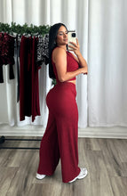 Load image into Gallery viewer, BURGUNDY PANTS SET
