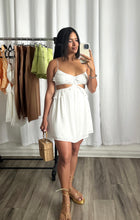 Load image into Gallery viewer, WHITE RUFFLE DRESS
