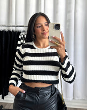 Load image into Gallery viewer, &quot;BLACK &amp; WHITE SWEATER&quot;
