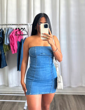 Load image into Gallery viewer, &quot;MÓNICA&quot; DENIM DRESS
