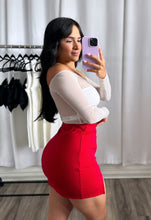 Load image into Gallery viewer, &quot;SWEETHEART&quot; RED SKIRT
