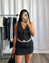 Load image into Gallery viewer, BLACK &amp; WHITE VEST SET

