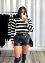 Load image into Gallery viewer, &quot;BLACK &amp; WHITE SWEATER&quot;
