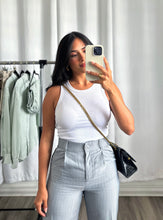 Load image into Gallery viewer, &quot;MONDAY&quot; HIGH WAISTED GREY PANTS
