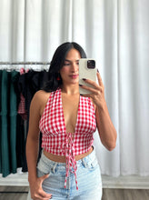 Load image into Gallery viewer, &quot;SWEET GIRL&quot; GINGHAM TOP
