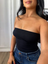 Load image into Gallery viewer, BLACK TUBE BODYSUIT
