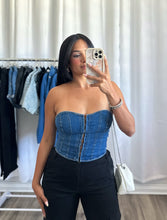 Load image into Gallery viewer, DENIM TOP
