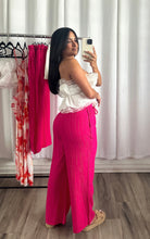 Load image into Gallery viewer, &quot;IBIZA&quot; FUCHSIA LINEN PANTS
