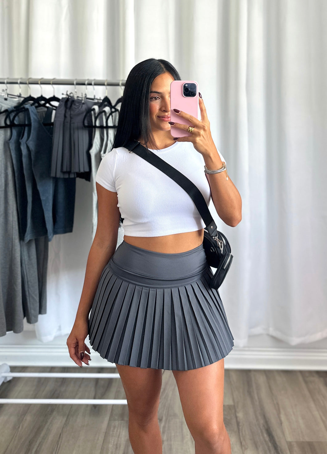 GREY SPORT SKORT