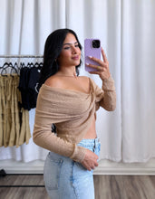 Load image into Gallery viewer, &quot;CARAMEL&quot; OFF SHOULDER TOP
