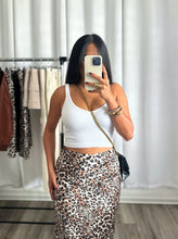 Load image into Gallery viewer, &quot;LEOPARD SATIN SKIRT&quot;
